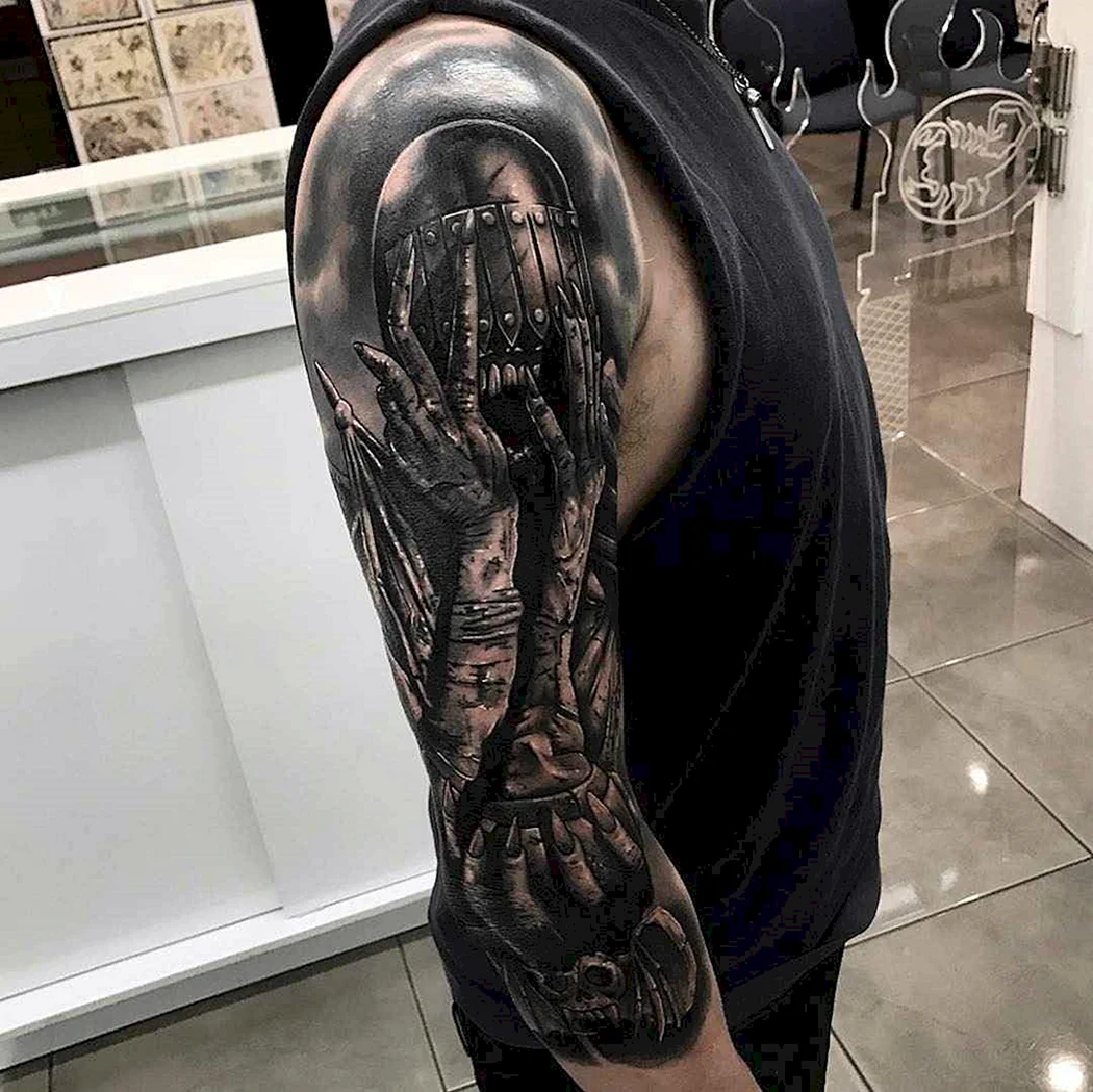 Тату рукав чужой