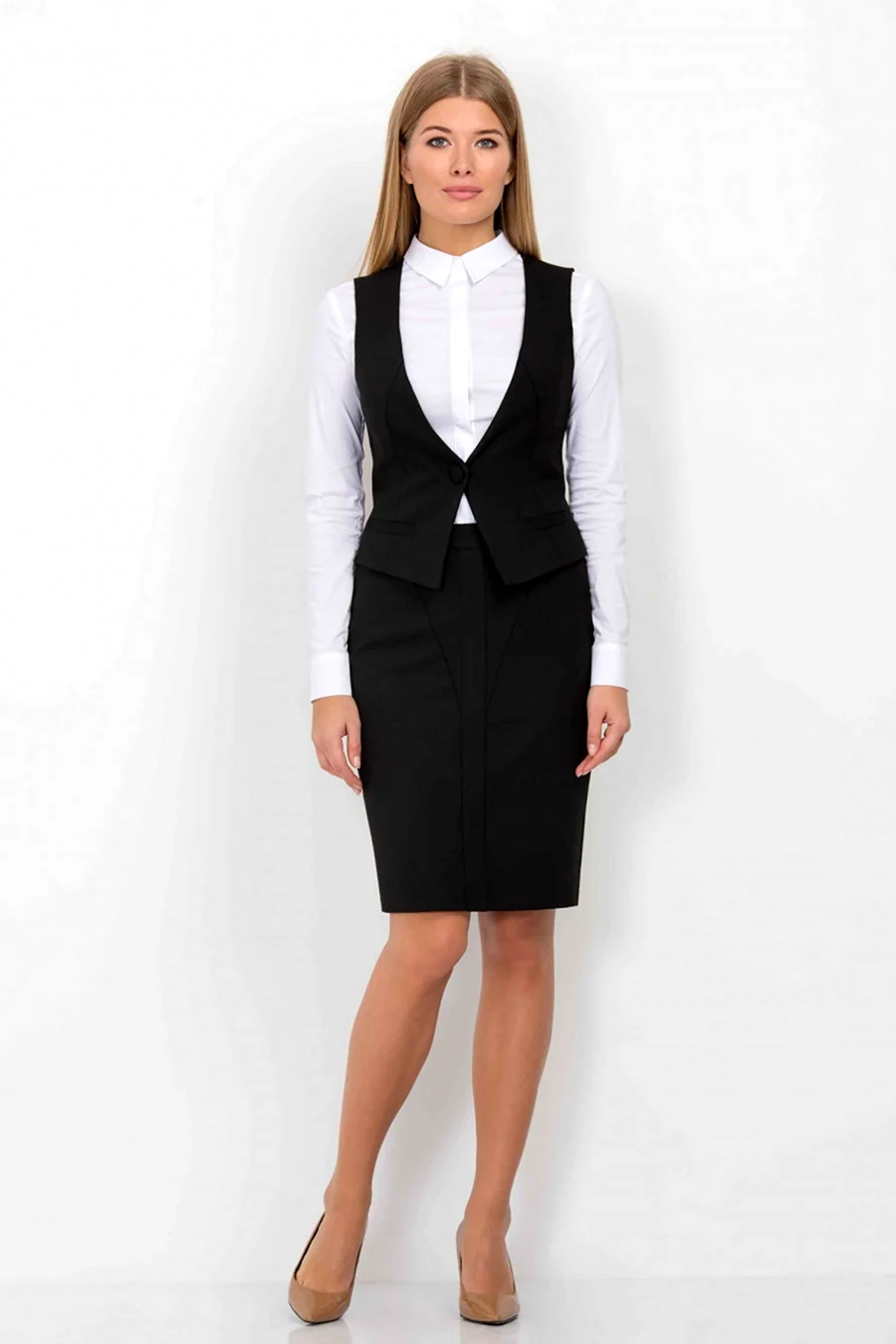 Костюм с жилетом Emka Fashion