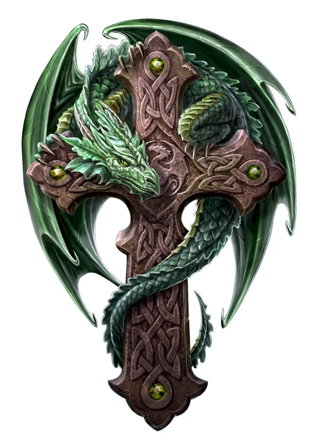 Кельтский зеленый дракон