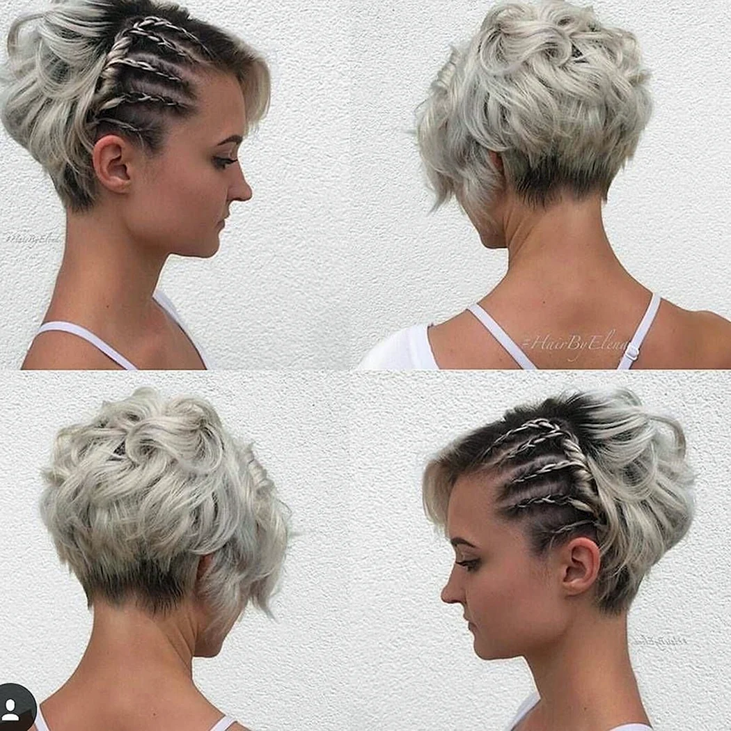 Зачіска на відросле коротке волосся