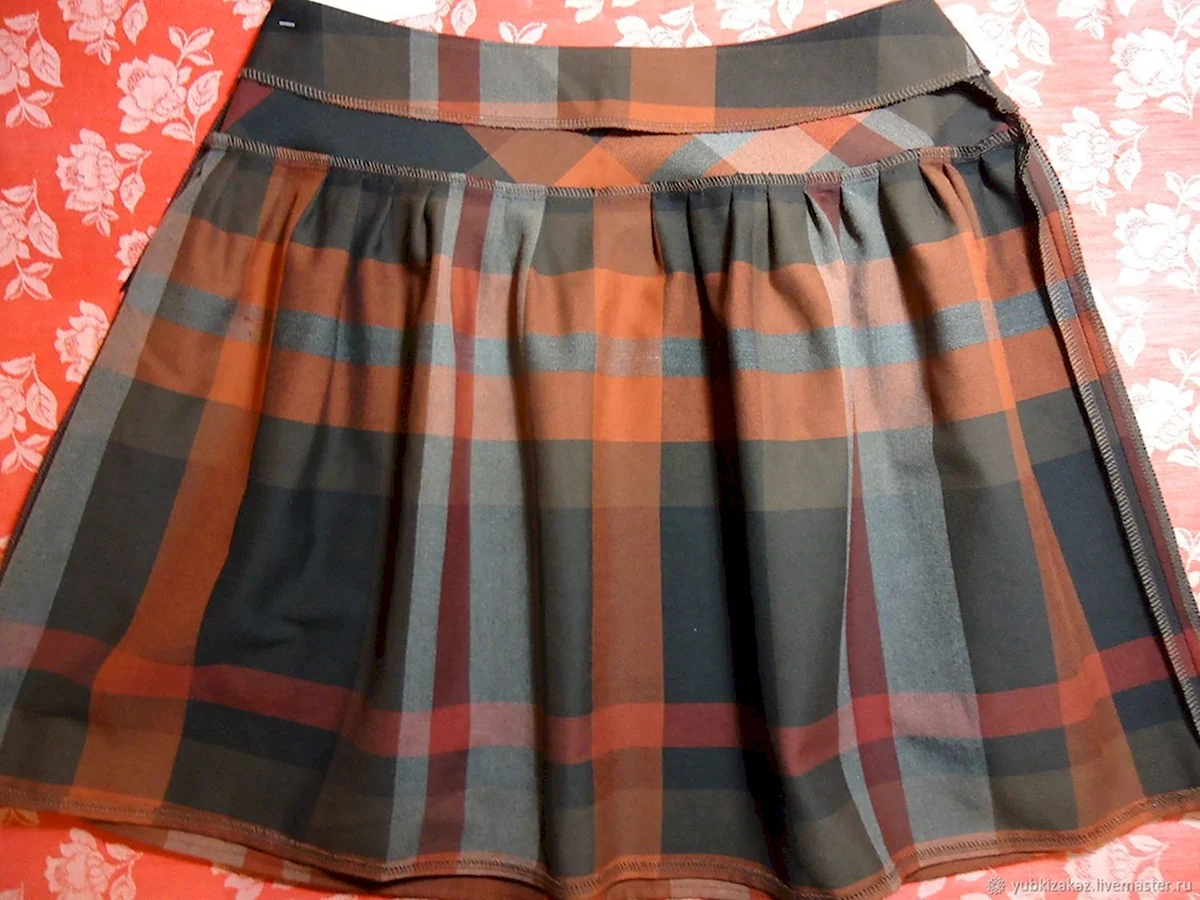 Юбка на кокетке