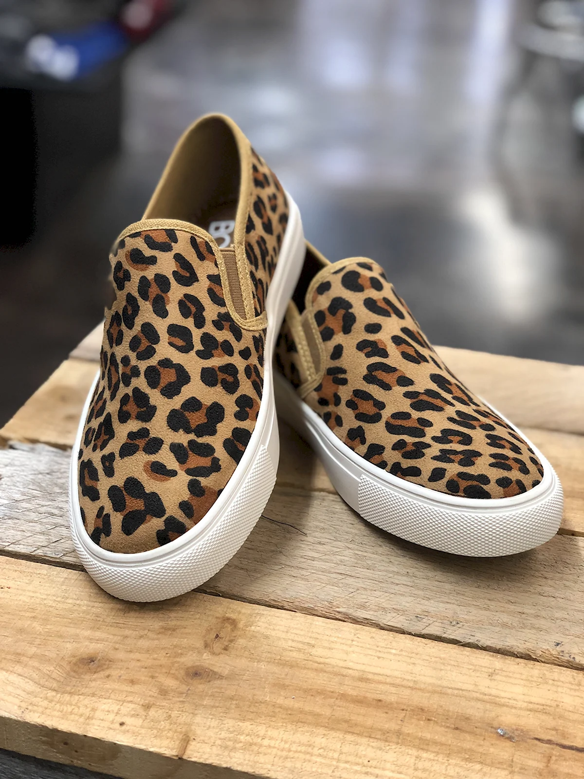 Кеды Suede Leopard Style