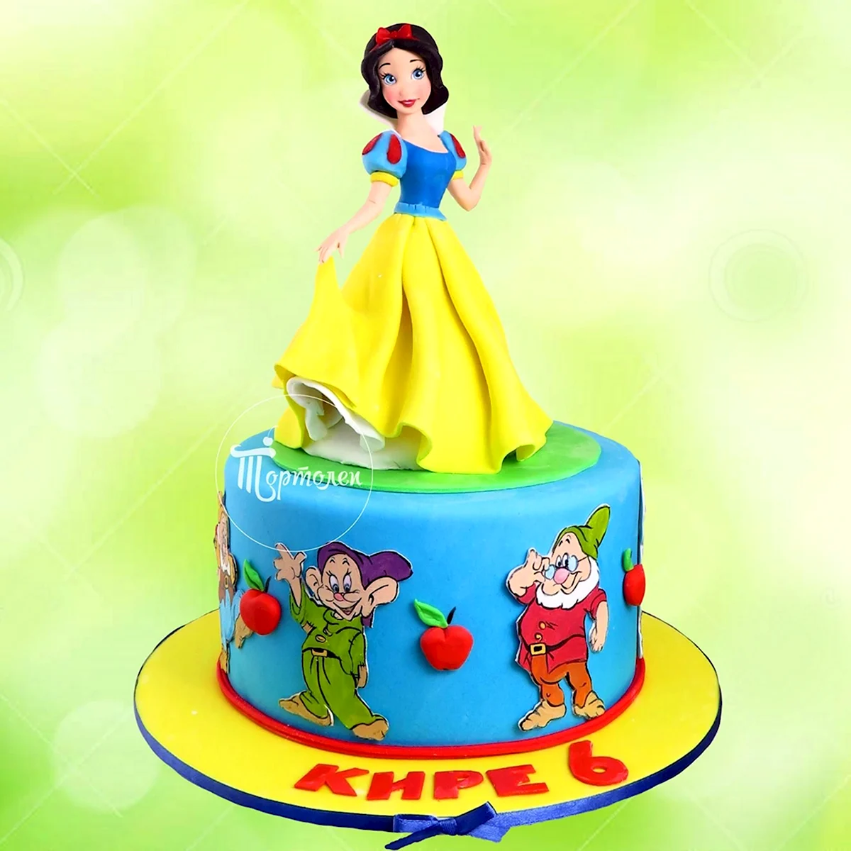 Торт с принцессами Диснея