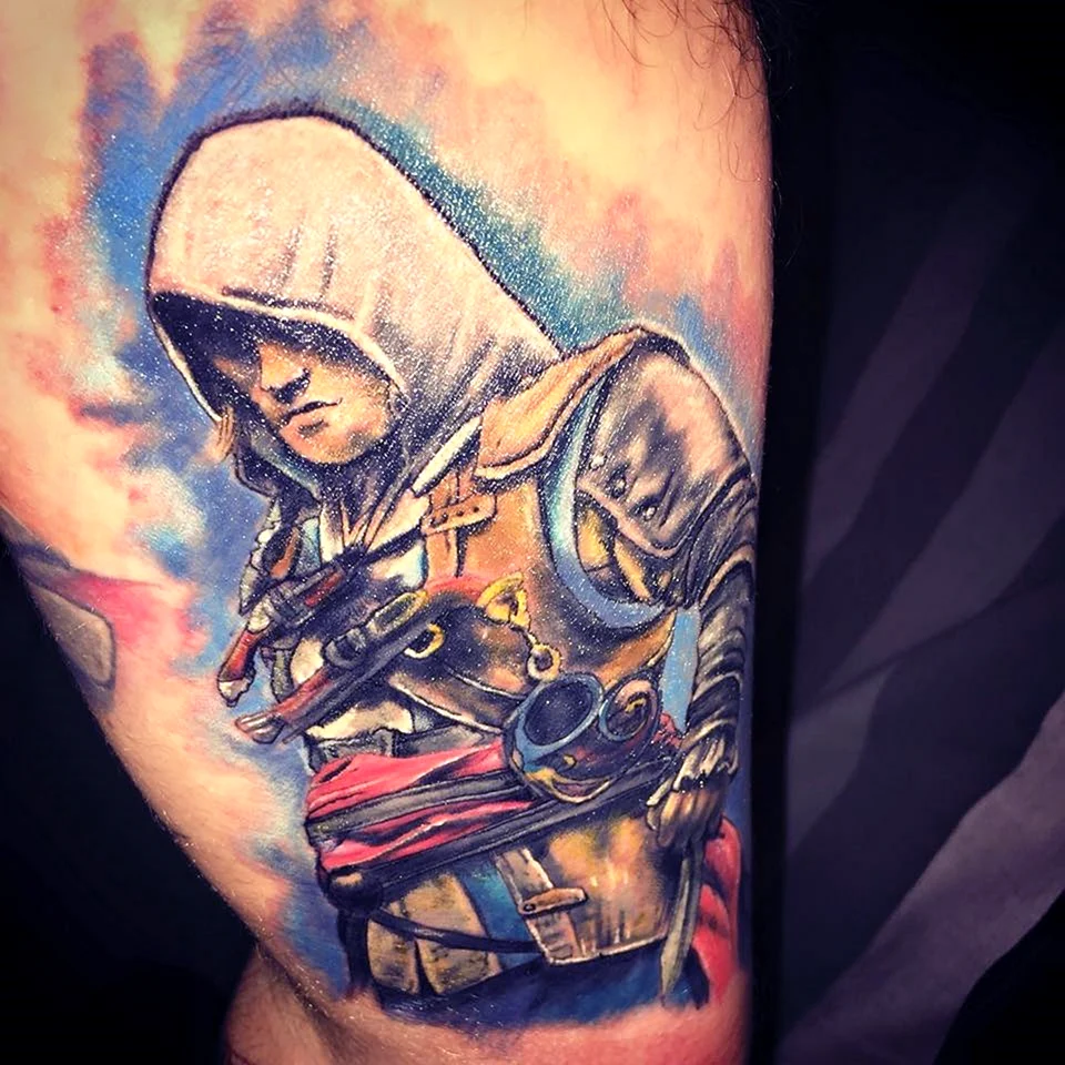 Эдвард Кенуэй Татуировки