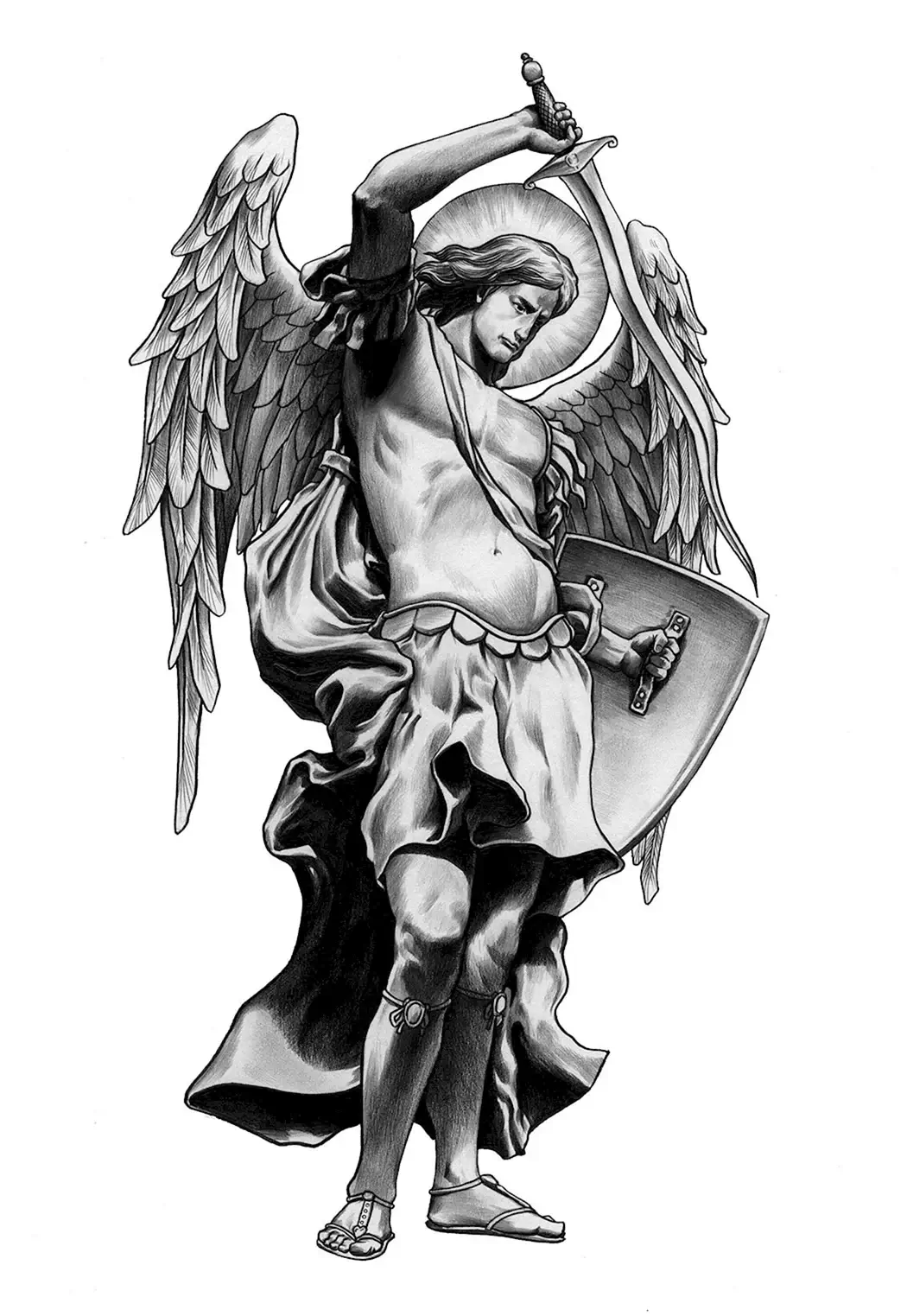 Архангел Гавриил эскизы