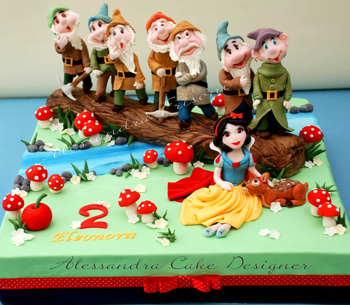 Торт с гномиками