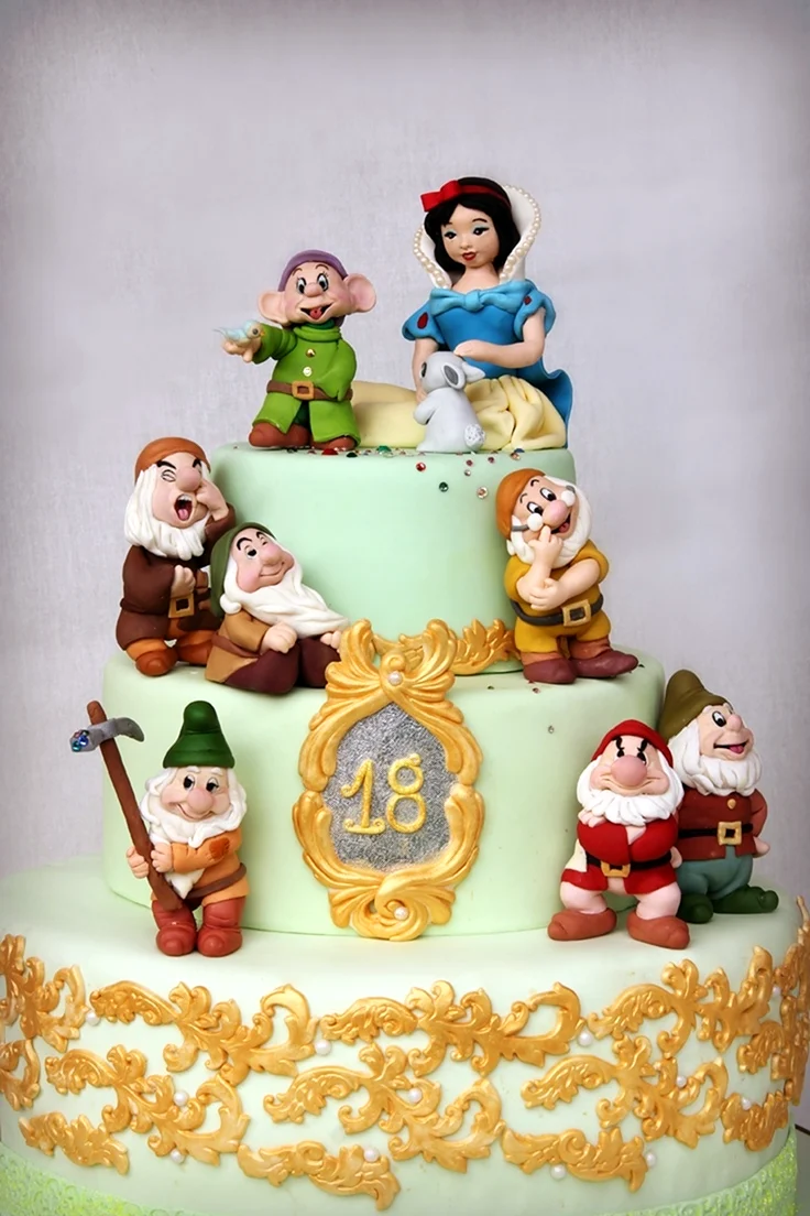 Торт 7 Белоснежка 7гномов