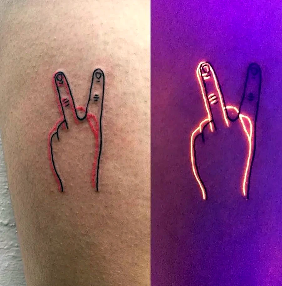 Тату ручкой