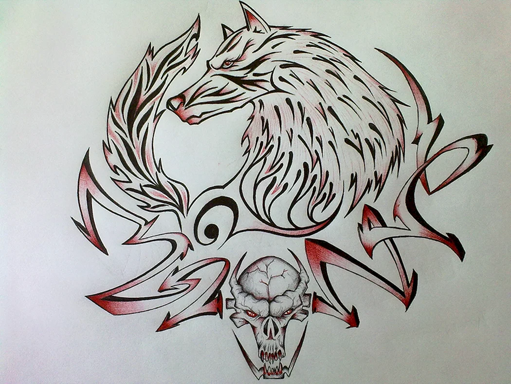 Тату идеи карандашом