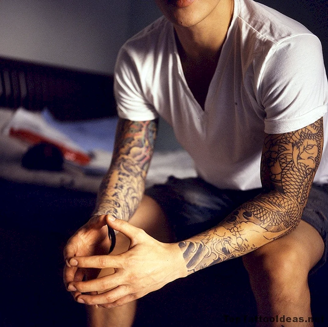 Тату для худых парней