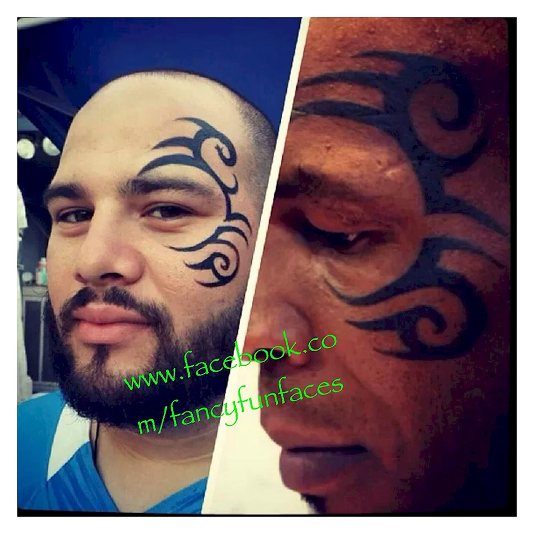 Тату как у Тайсона