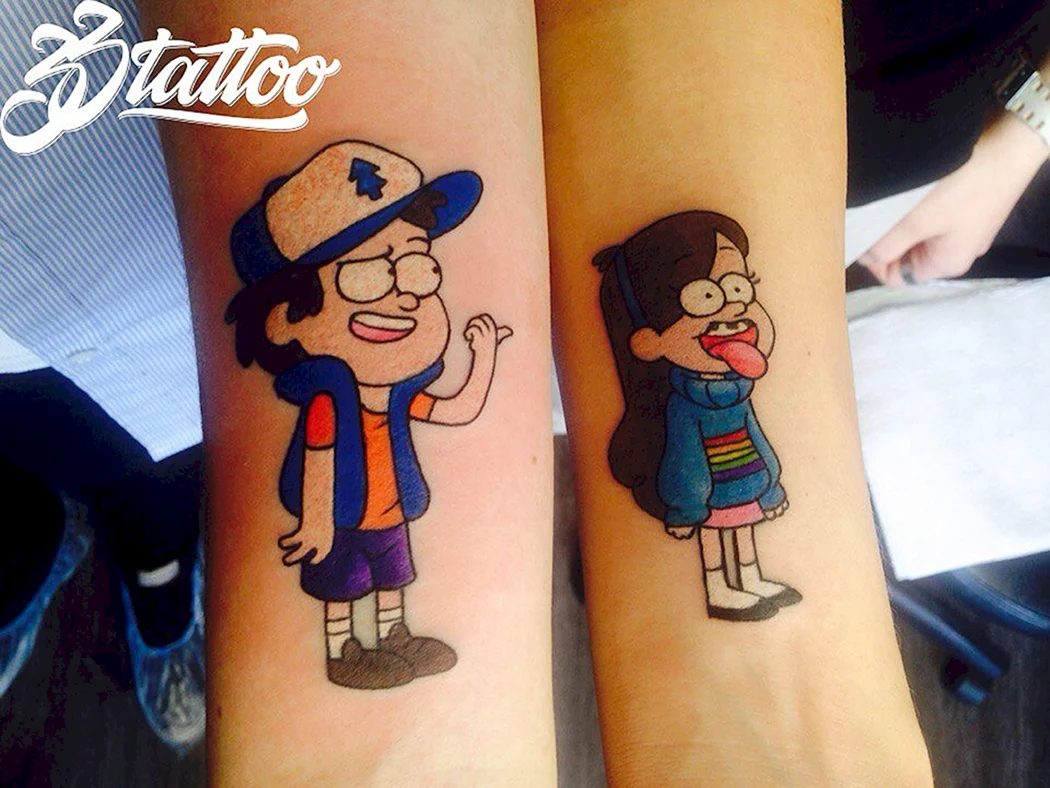 Мэйбл и Диппер тату