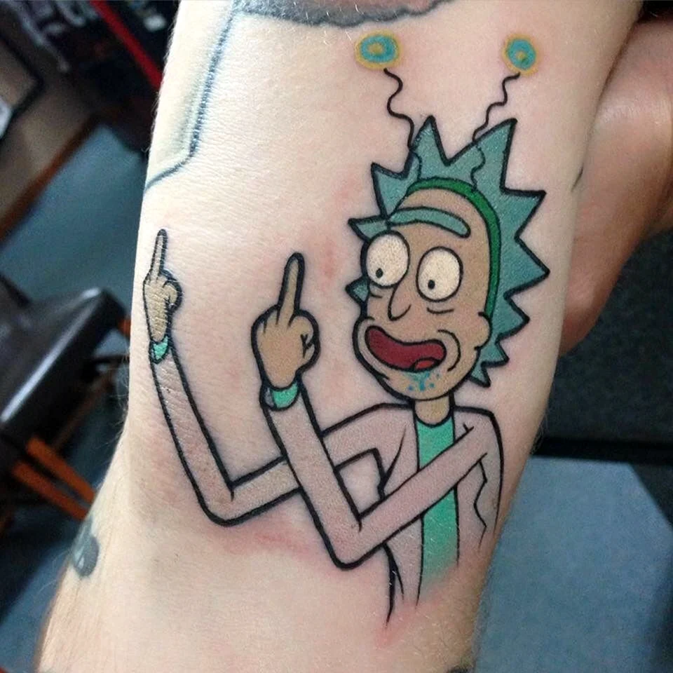 Татуировки Рик и Морти