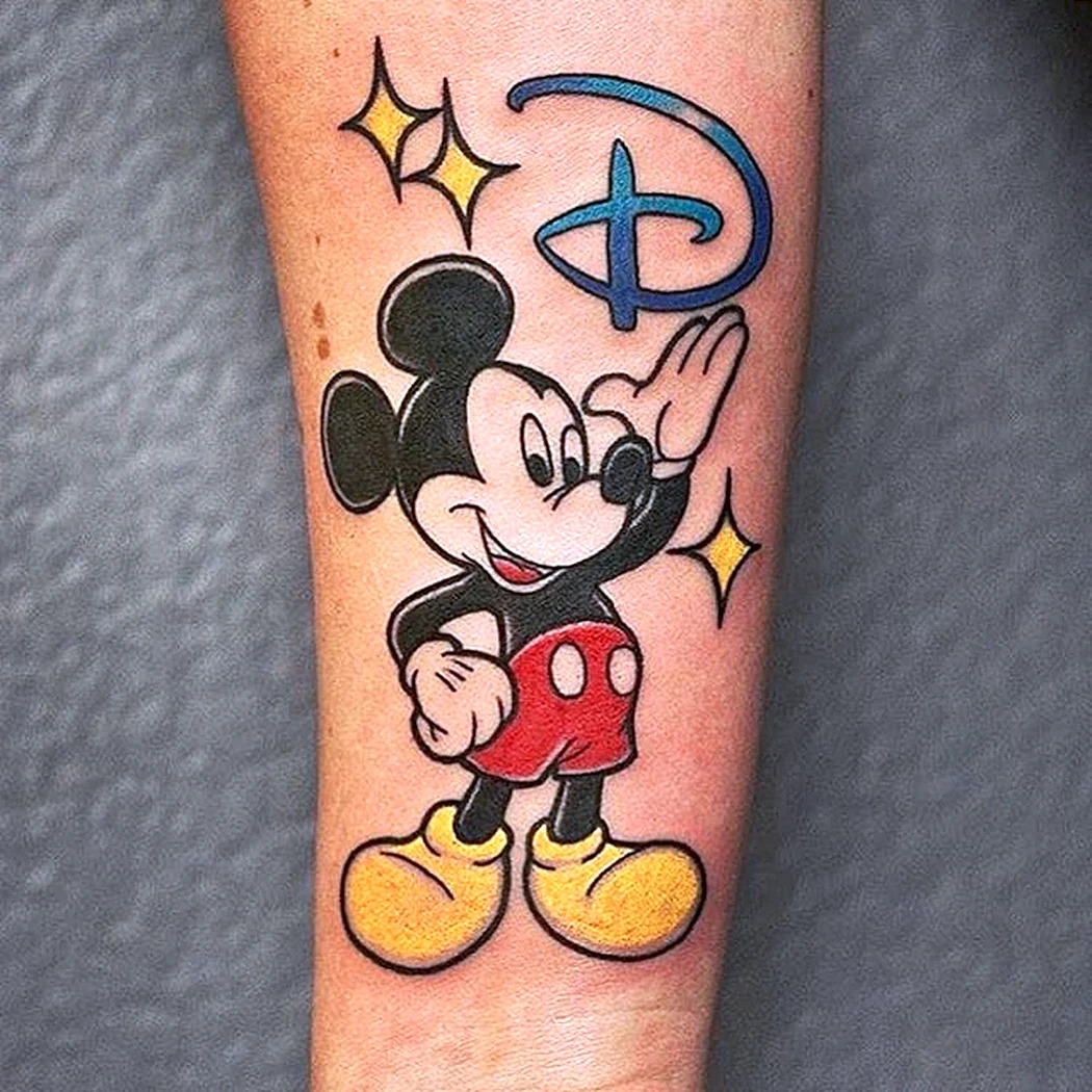 Татуировка Уолт Дисней