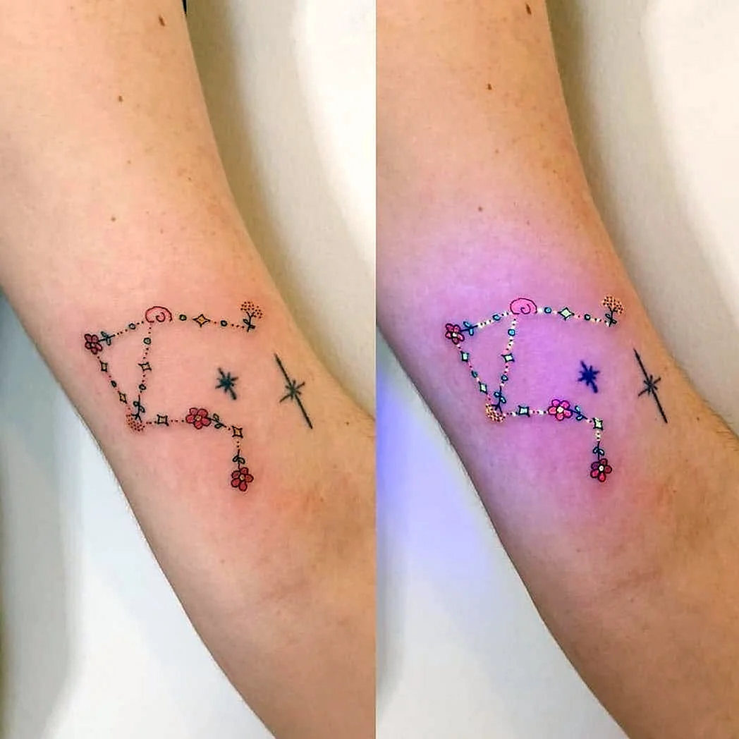 Созвездие весов тату