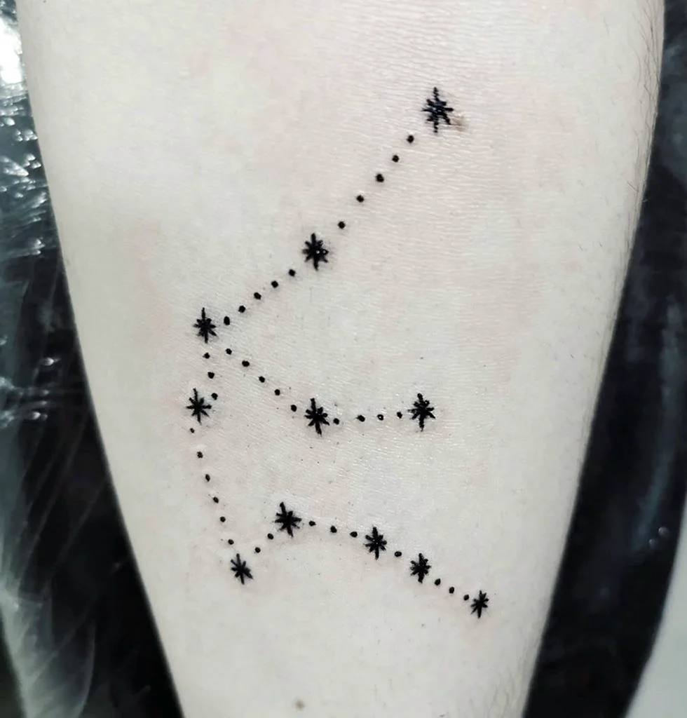 Созвездие Орион тату