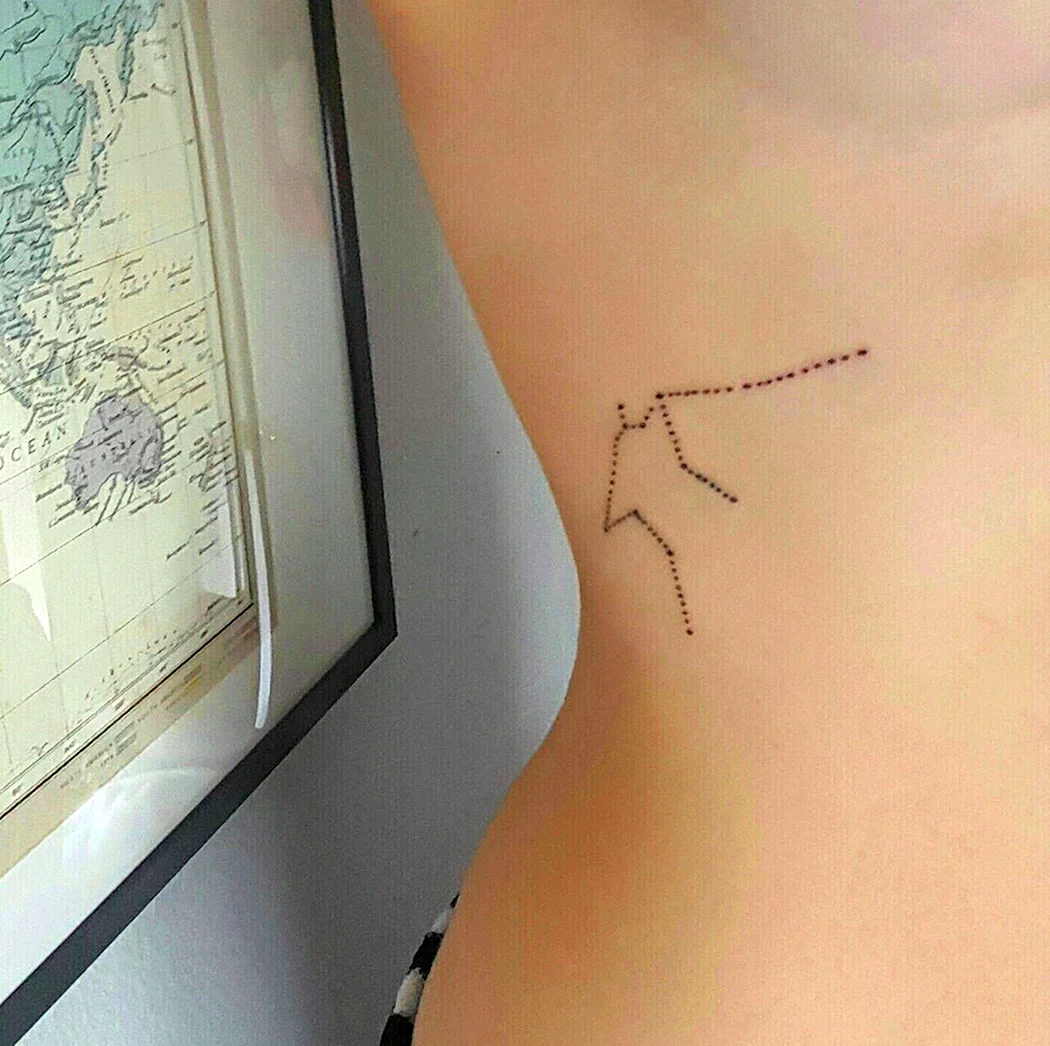 Aquarius Constellation Tattoo