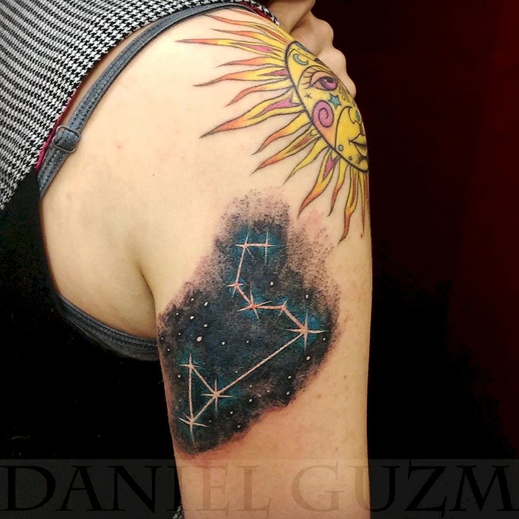 Тату космос Созвездие