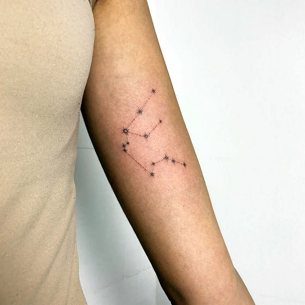 Знак Водолея Созвездие тату