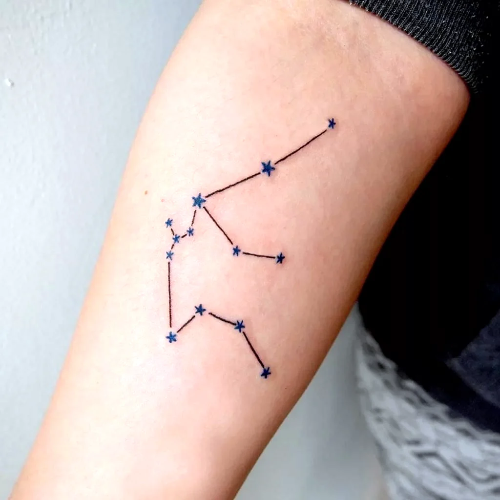 Созвездие Кассиопея тату