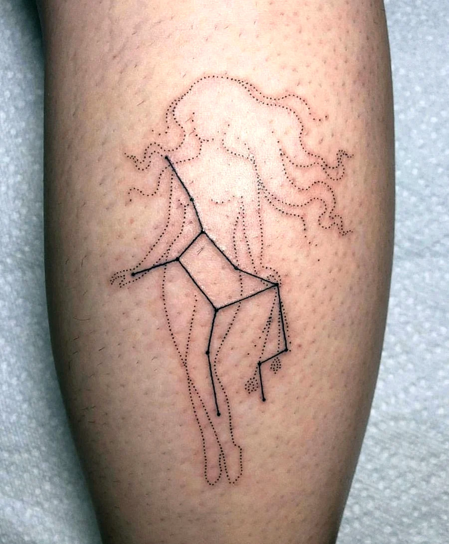 Virgo Созвездие тату