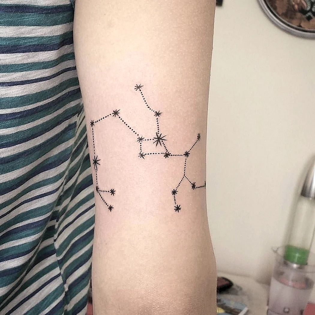 Тату Созвездие стрельца Сагитариус