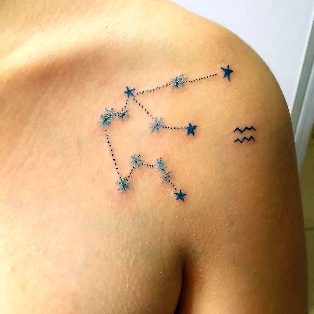 Татуировка Созвездие Водолея