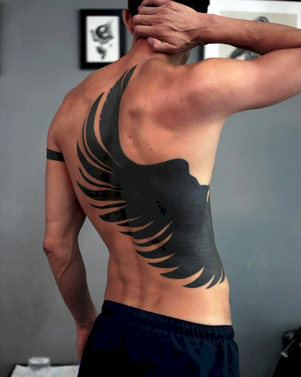 Тату на спину для мужчин