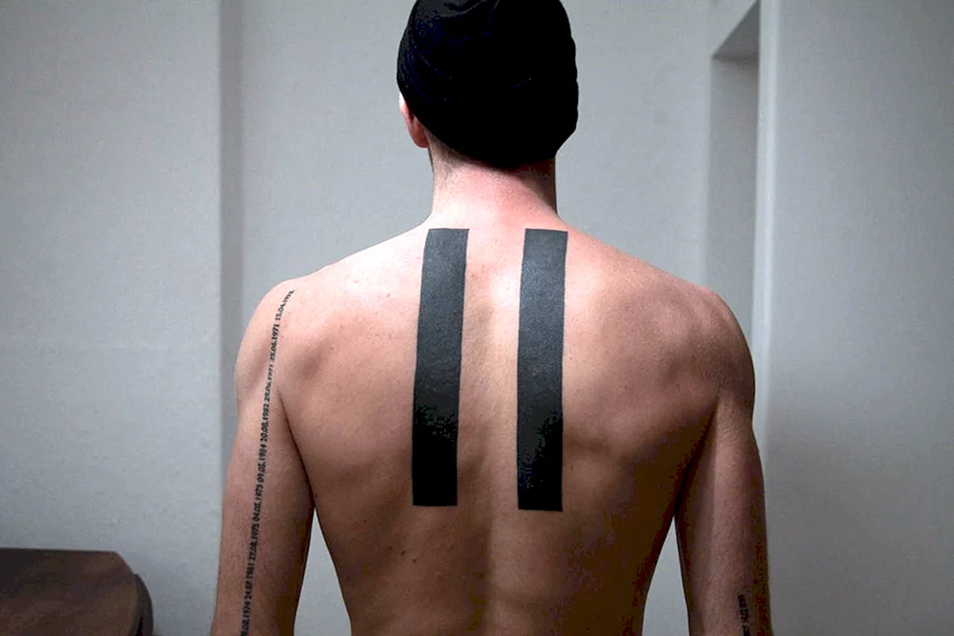 Тату полосы