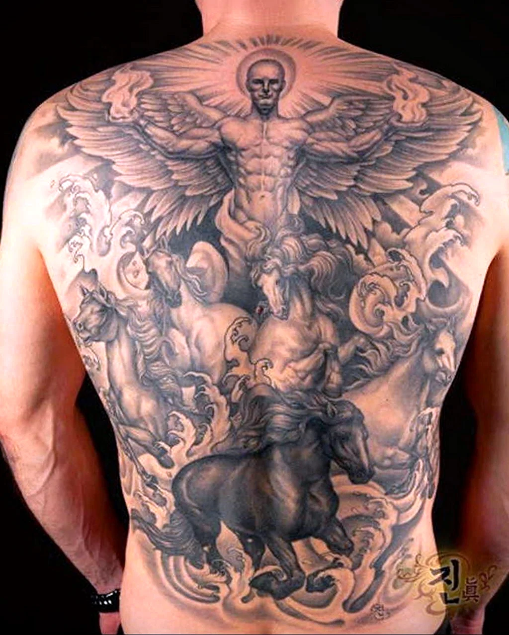 Татуировки на спине мужские