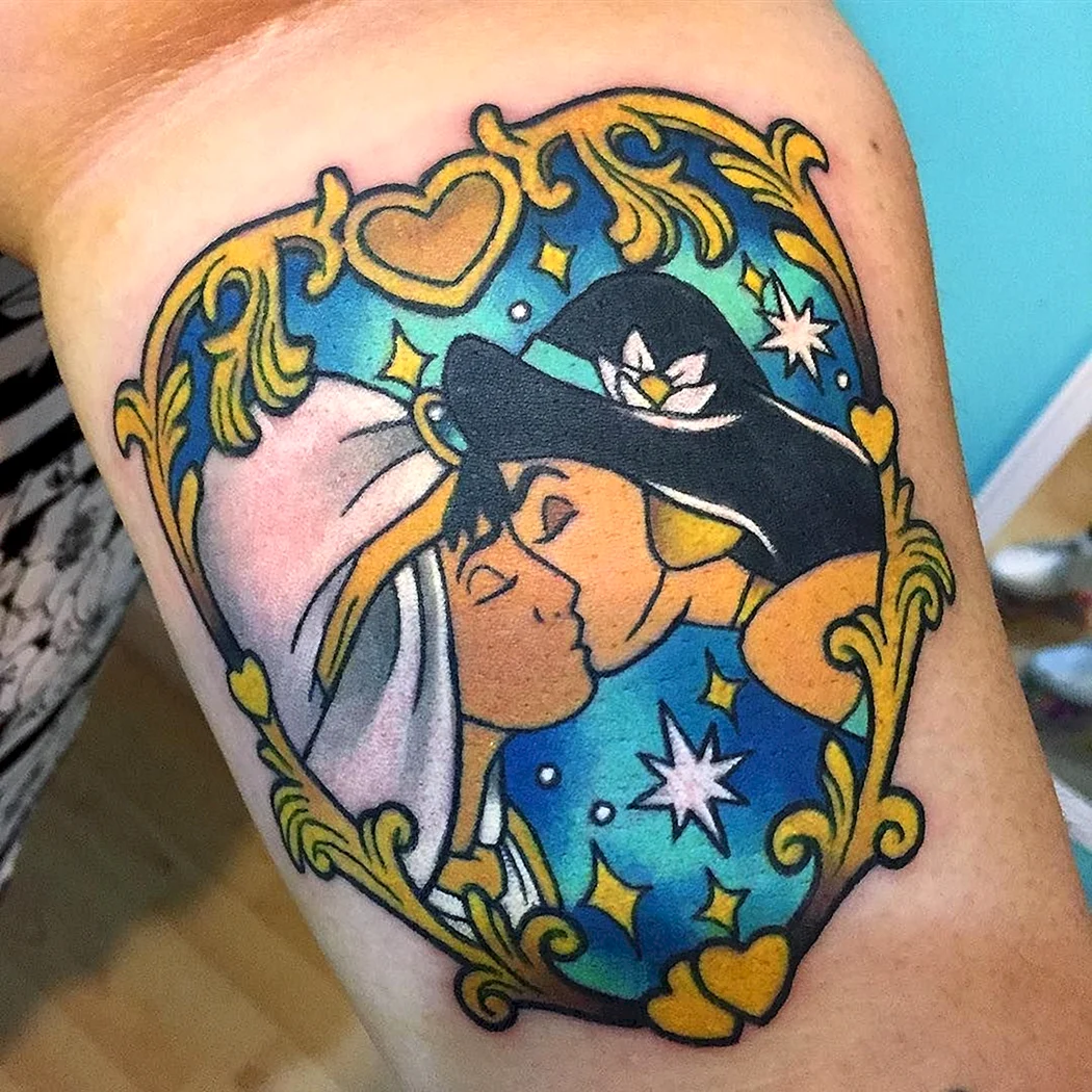 Тату из мультика аладин