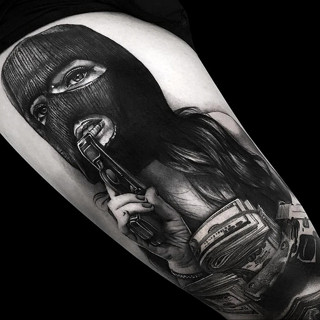 Тату Чикано гангстер