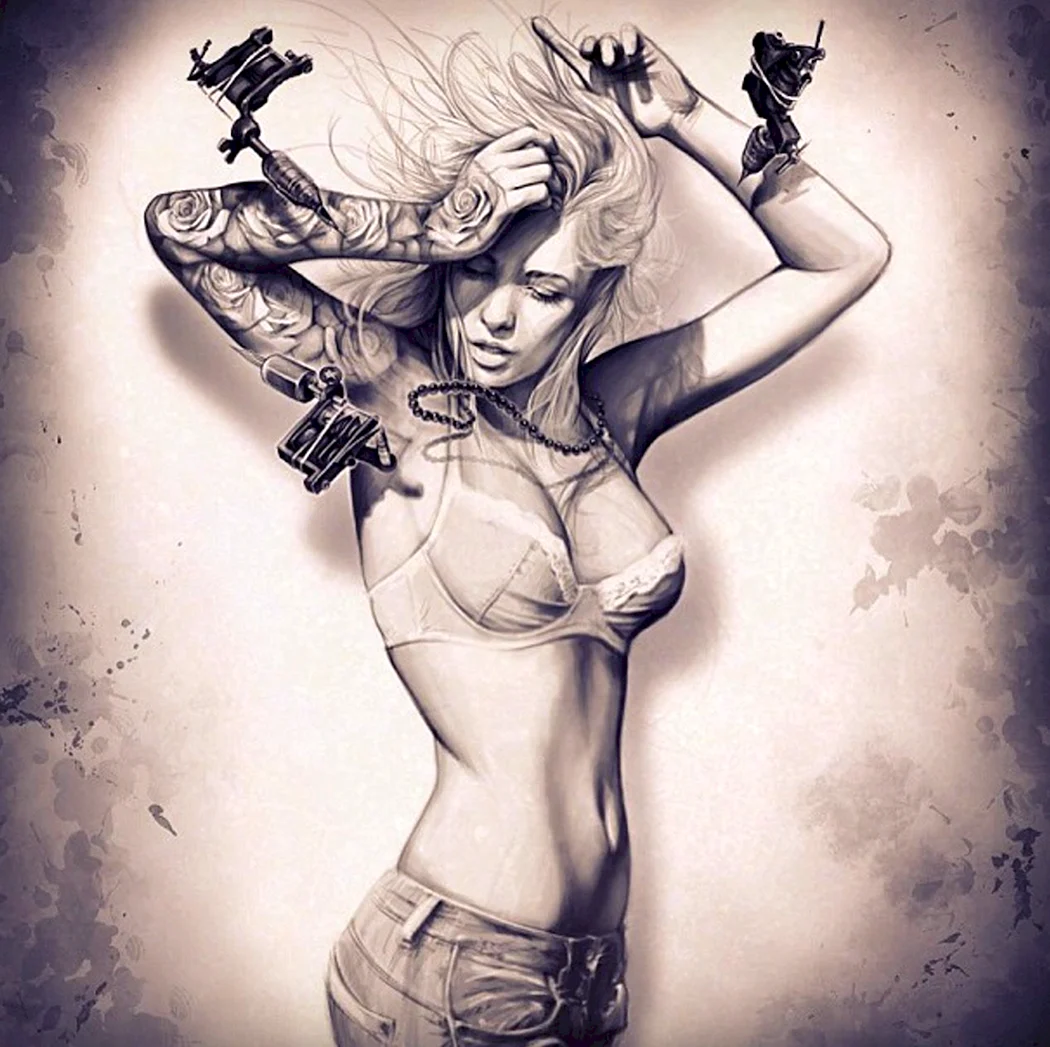 Телка эскиз