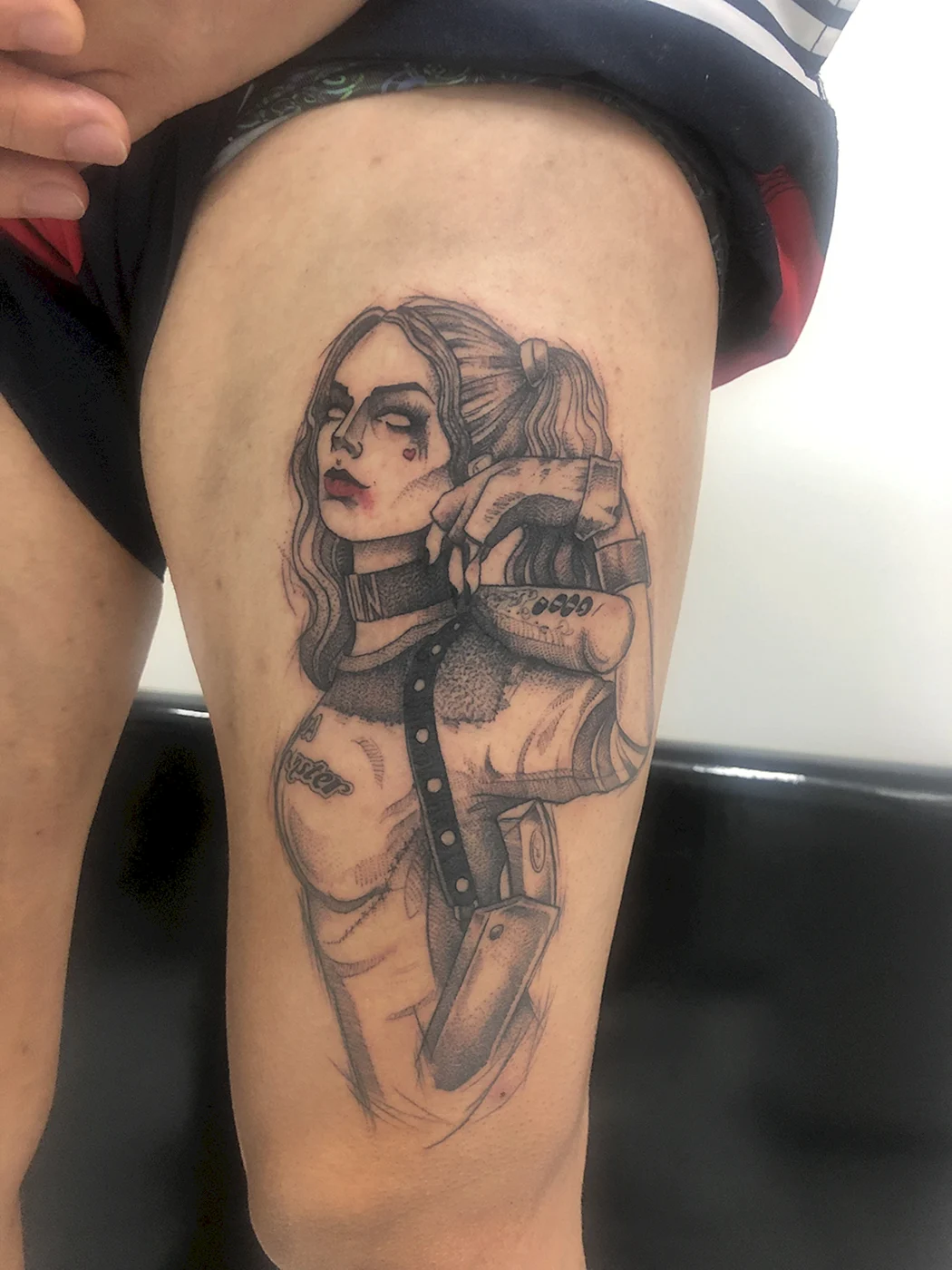 Парные тату Джокер и Харли Квинн