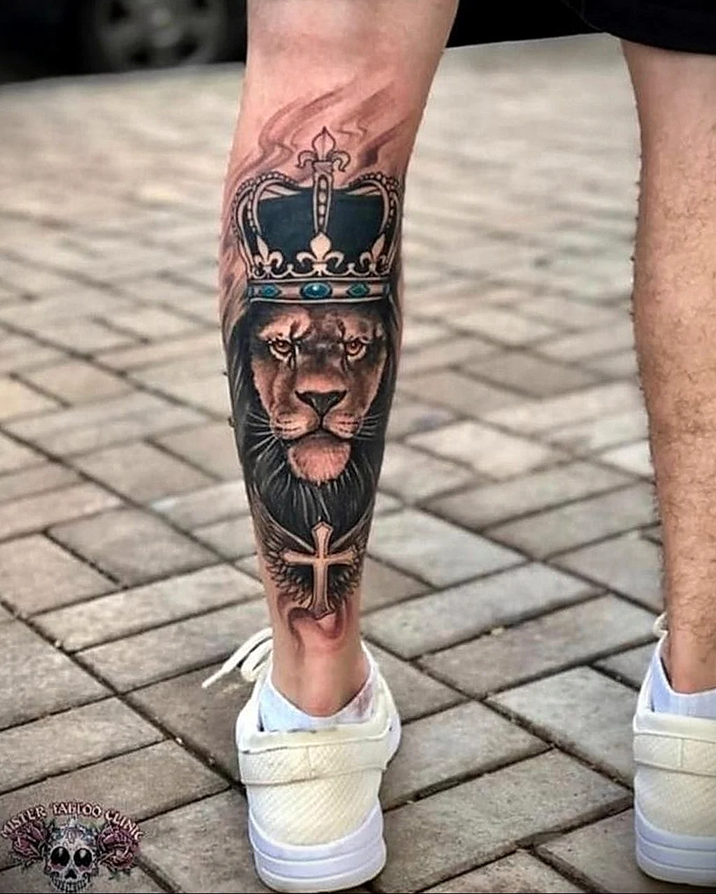 Тату на ноге мужские