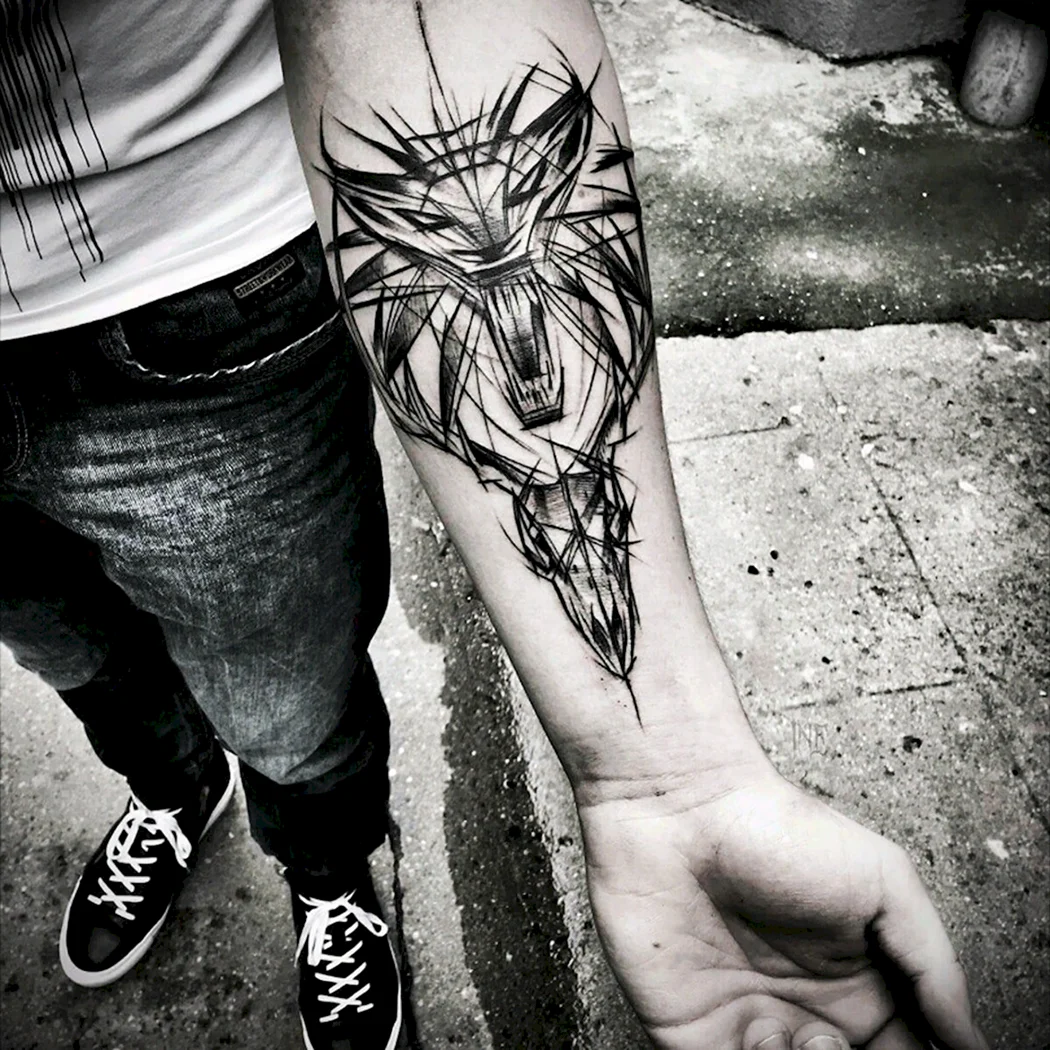 Inez Janiak эскизы предплечье эскизы