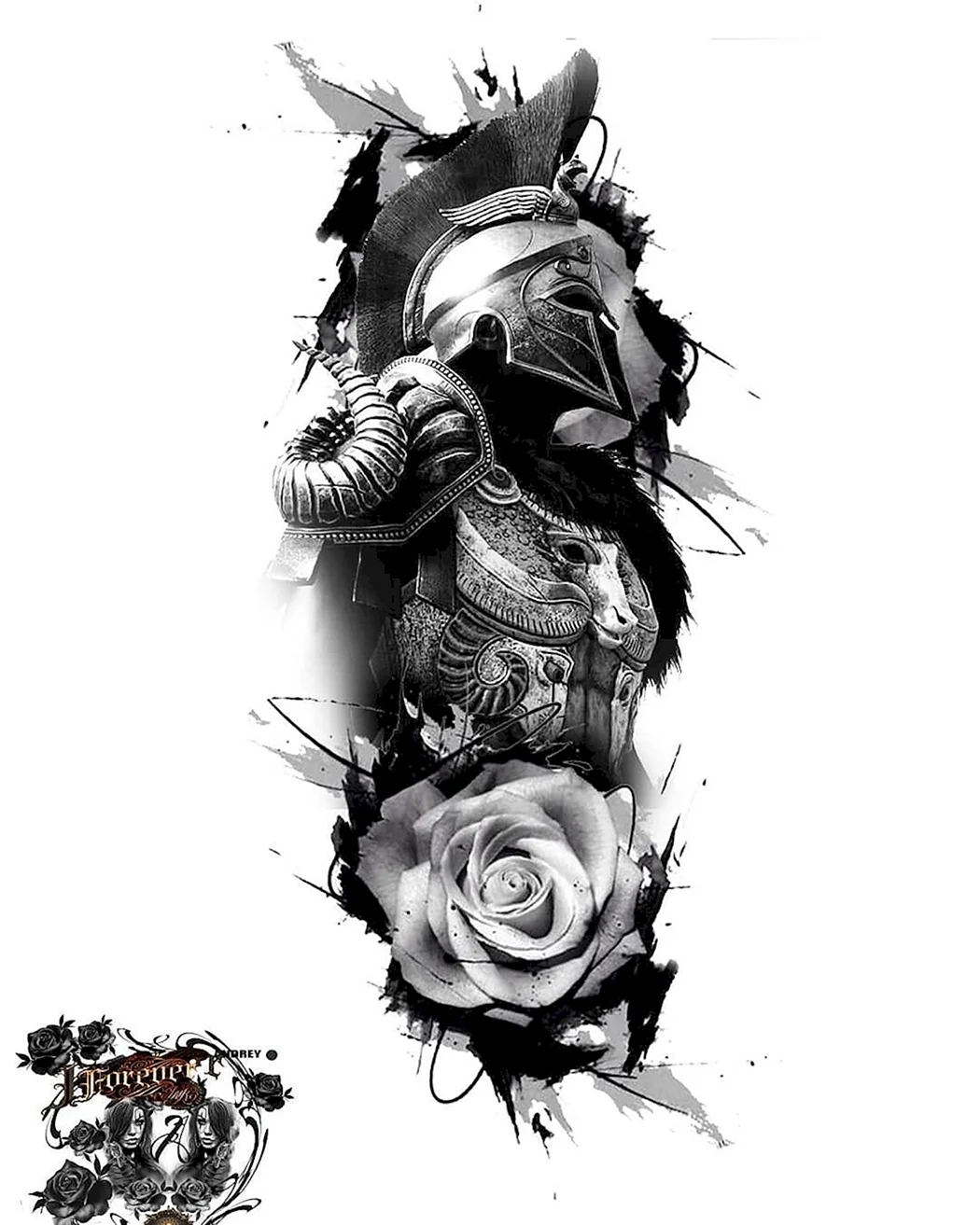 Чикано Самурай тату