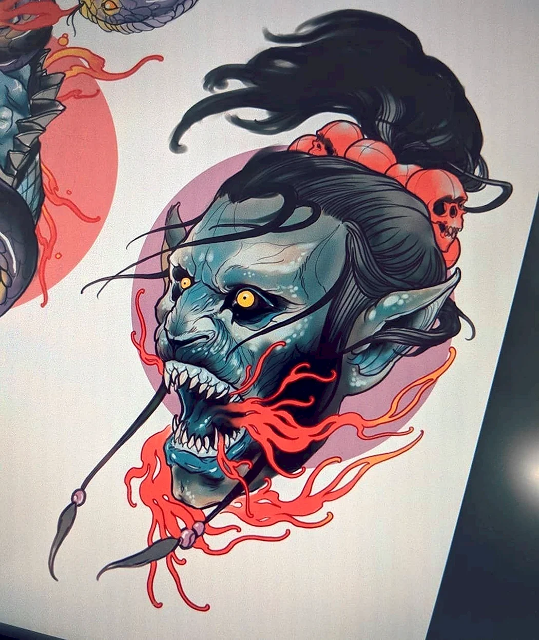 Японский демон Ханья