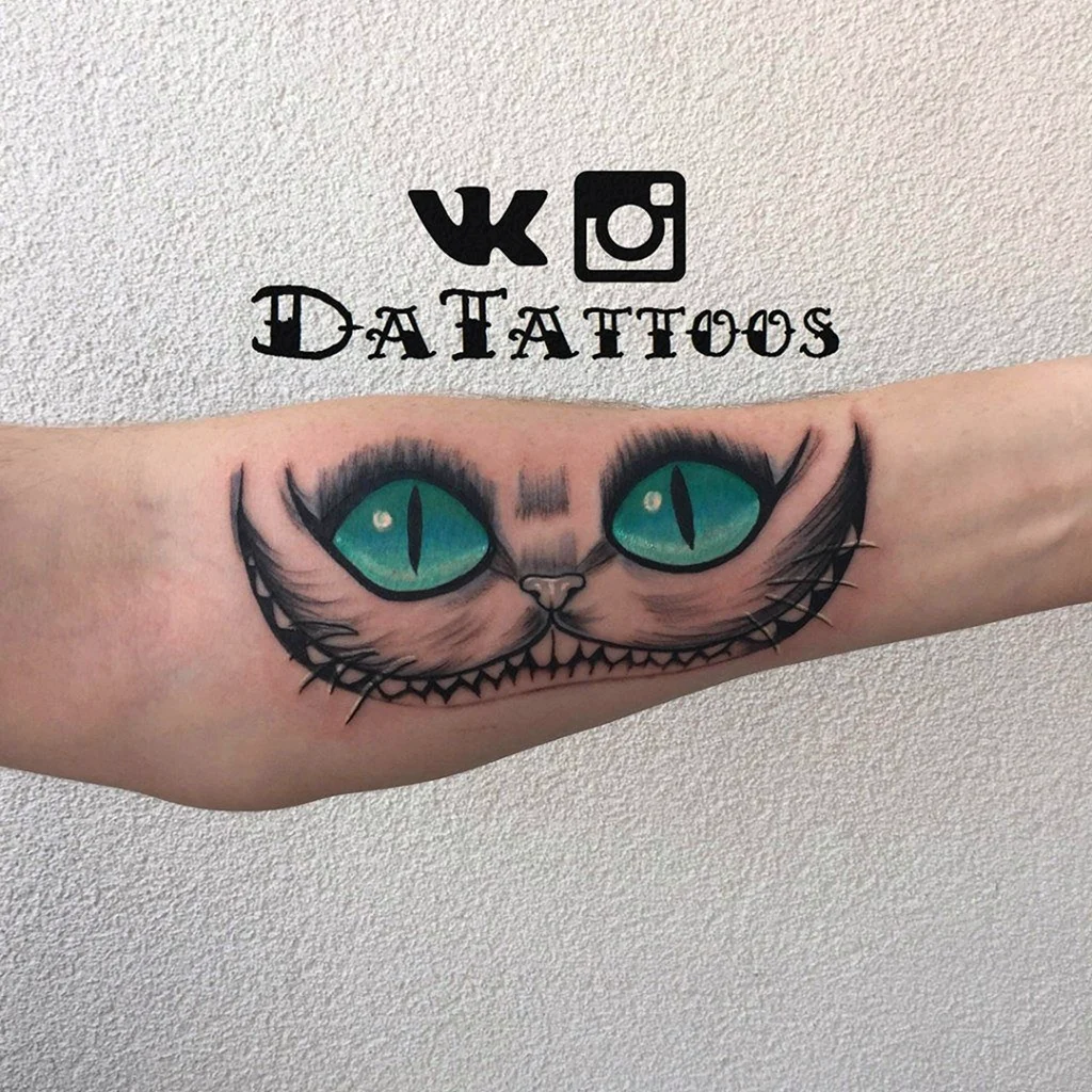 Тату глаза кошки