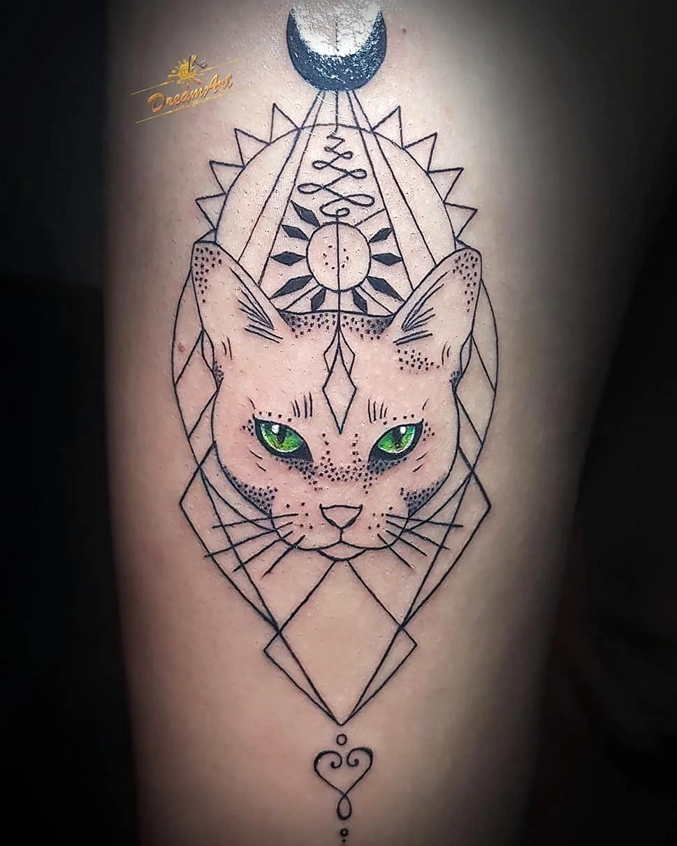 Бастет богиня тату