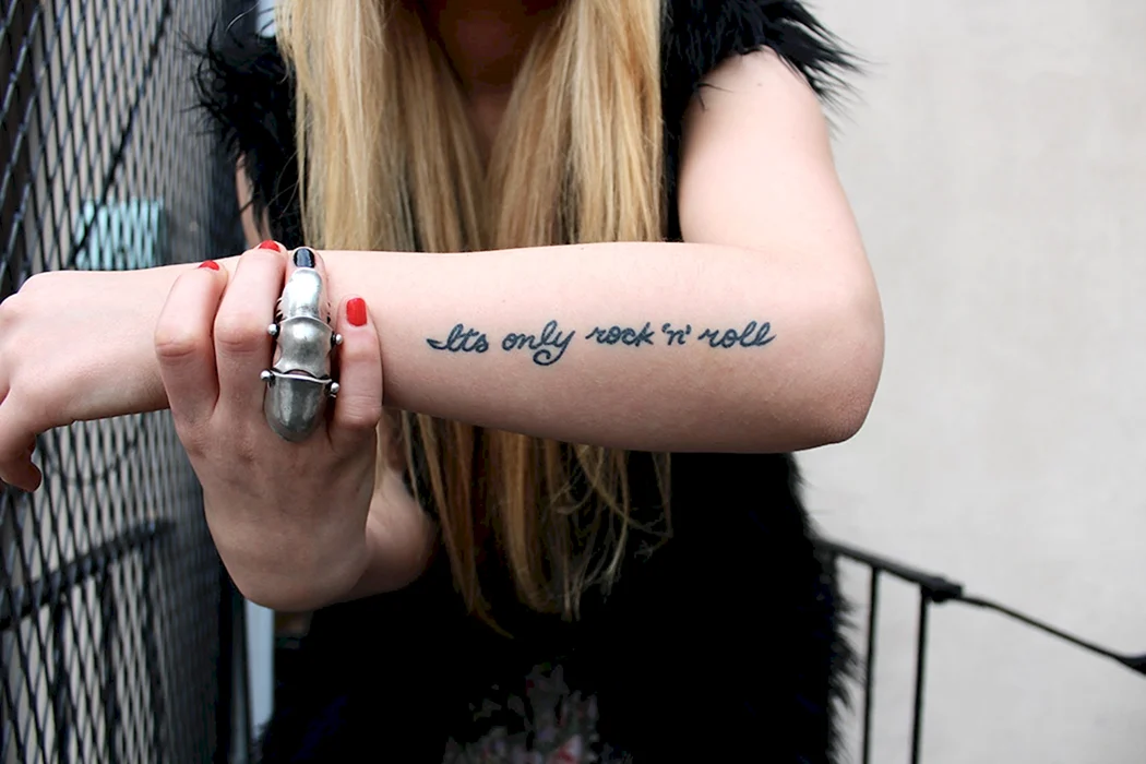 Рок Татуировки для девушек