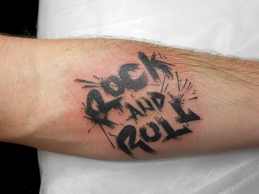 Прикольные надписи тату