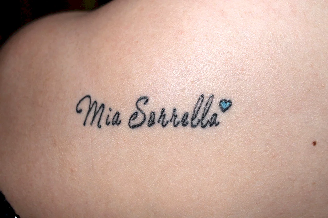 Тату жизнь прекрасна на итальянском