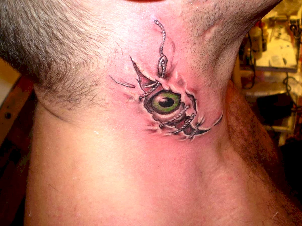 Тату в виде глаза