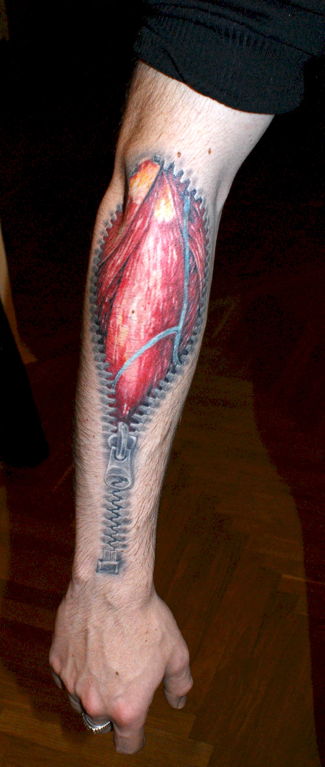 3д тату на предплечье