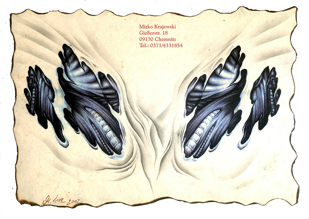 Тату рваная кожа эскизы