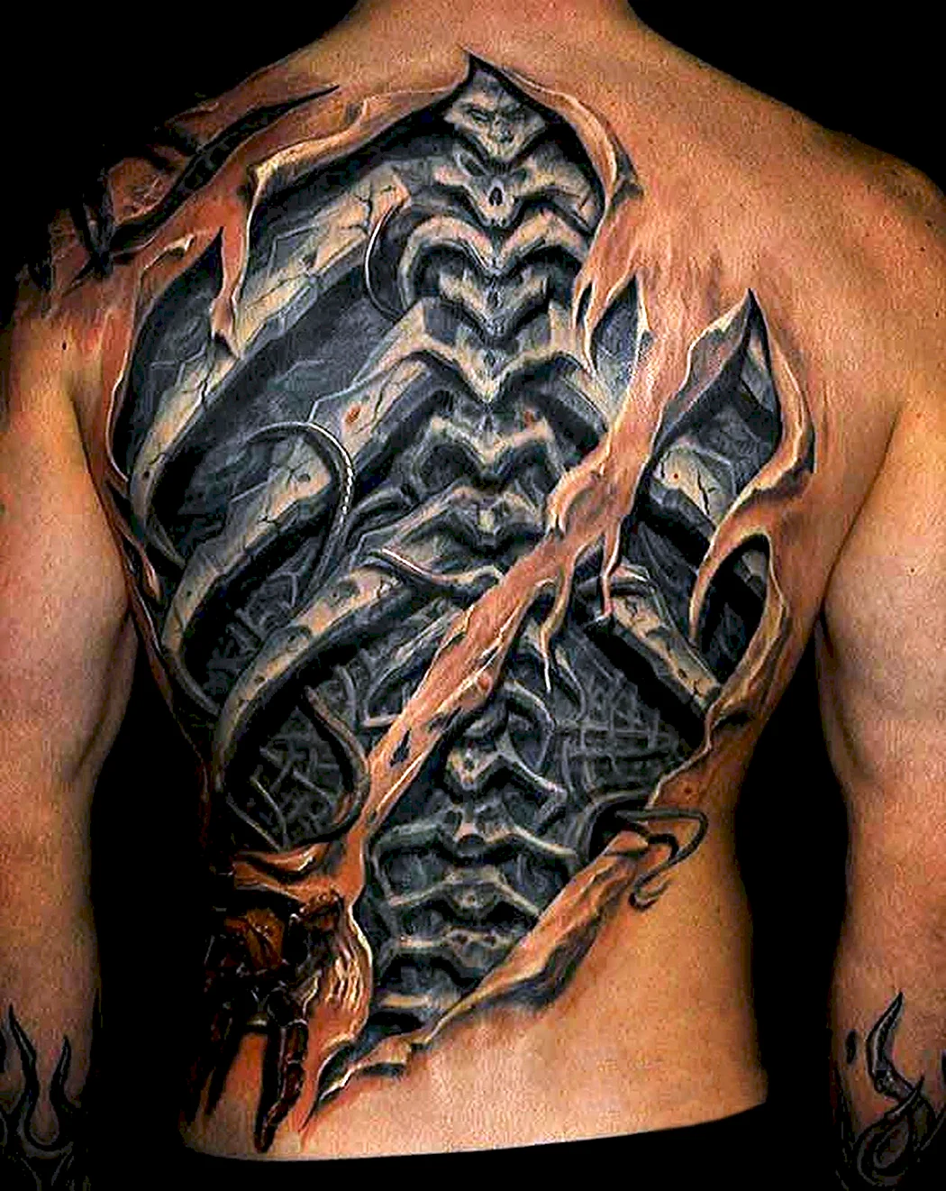 3д тату биомеханика