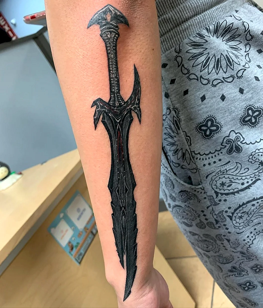 Skyrim тату
