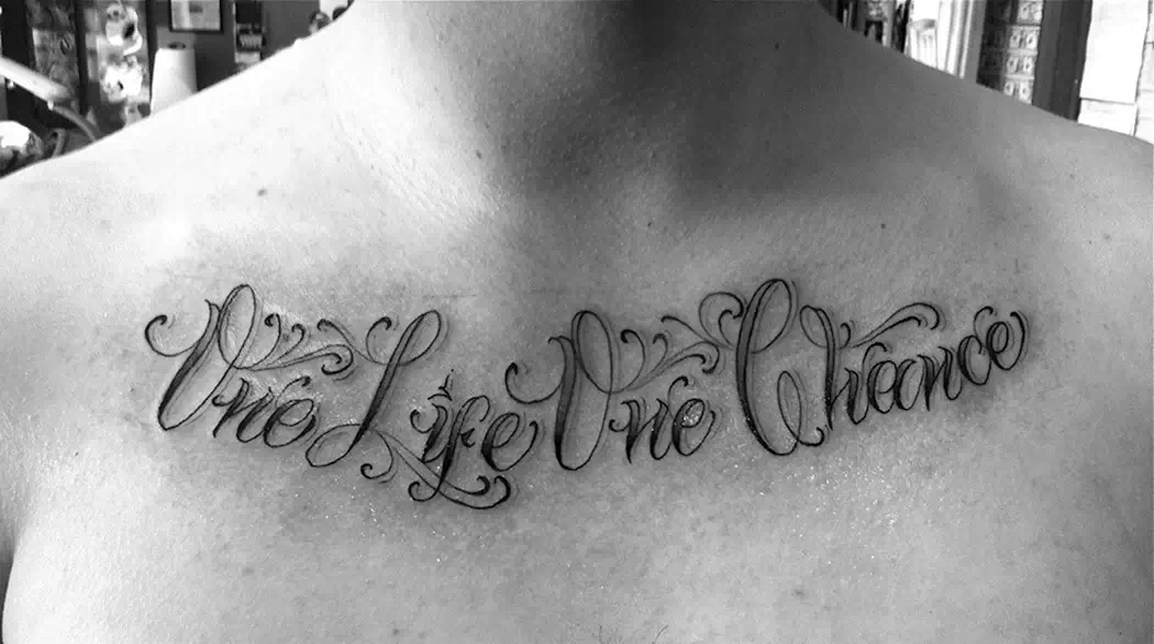 Тату одна жизнь одна любовь
