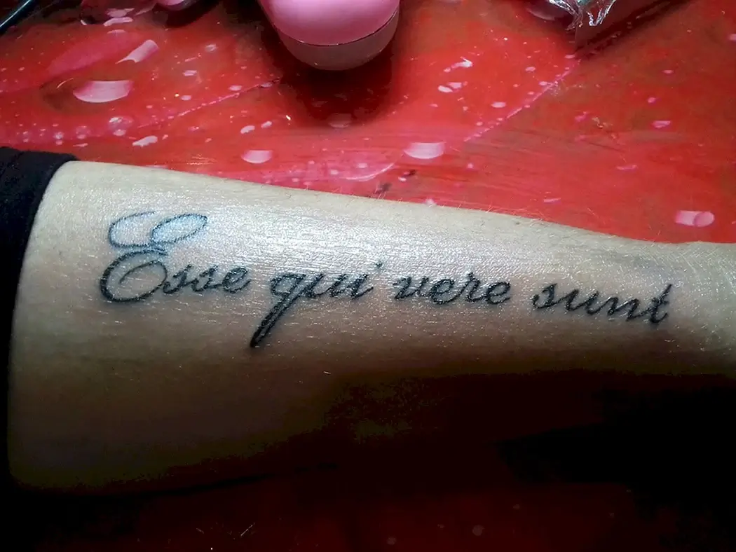 Contra Spem spero тату